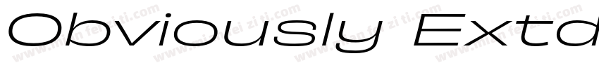 Obviously Extd字体转换